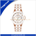 The Attractive Unisex Ceramic Swiss Women Watch with Stainless Steel Band